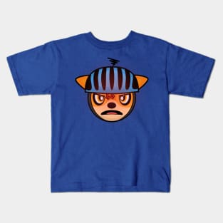 Angry Cyclist Deer Doris Kids T-Shirt